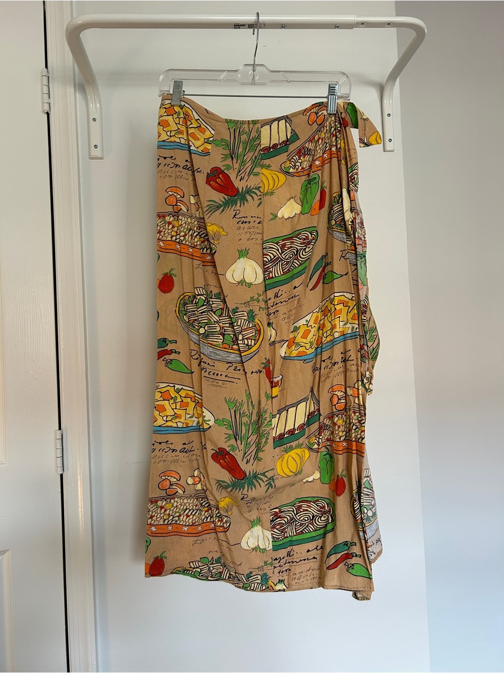 Vintage Pasta Wrap Skirt - Picture 2 of 4